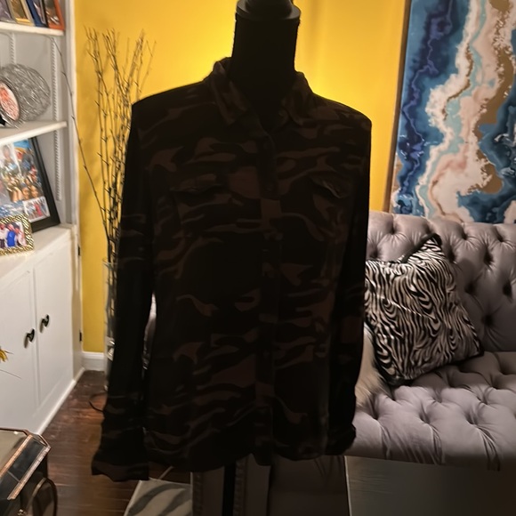 Highway Jeans fatigue button up collared shirt - Picture 4 of 14